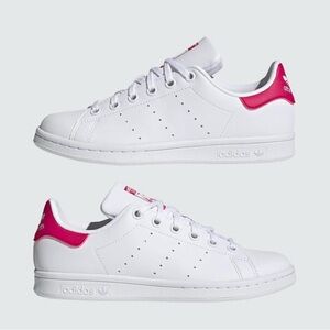 adidas Stan Smith women’s size 7 Fuchsia and white
